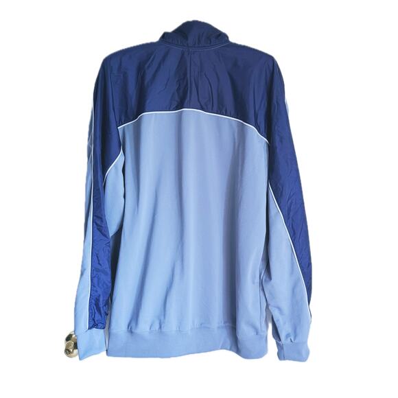 Nike Vintage N98 Tribute Blue Striped Full Zip Athletic Jacket XL - Picture 2 of 8